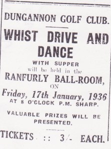 dungannon golf club advert 001