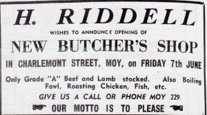 RIDDLES NEW BUTCHERS 1963 001